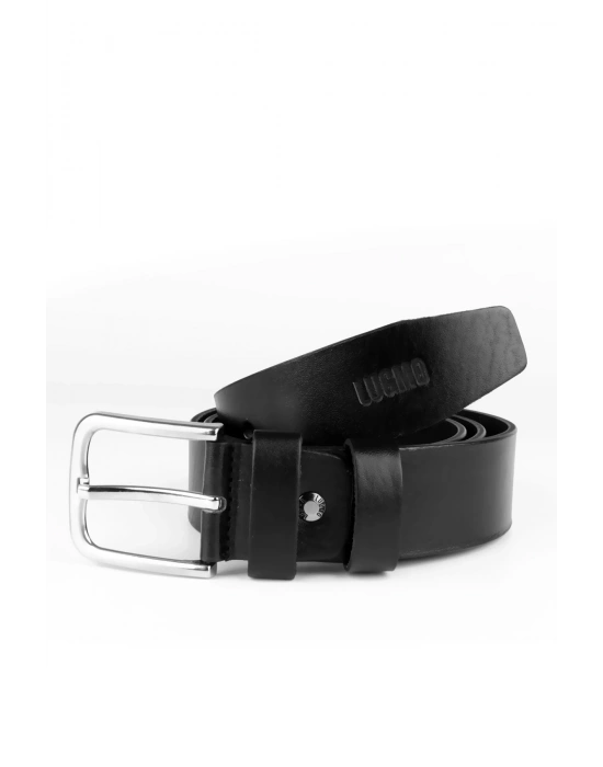 Orjinal Deri Erkek Kemer Siyah 4,5 cm