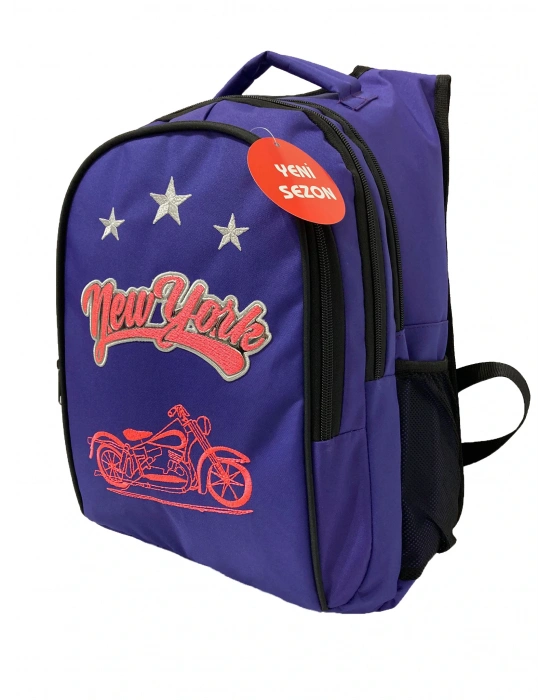 Ortaokul Lise Öğrenci Sırt Çantası Mor
