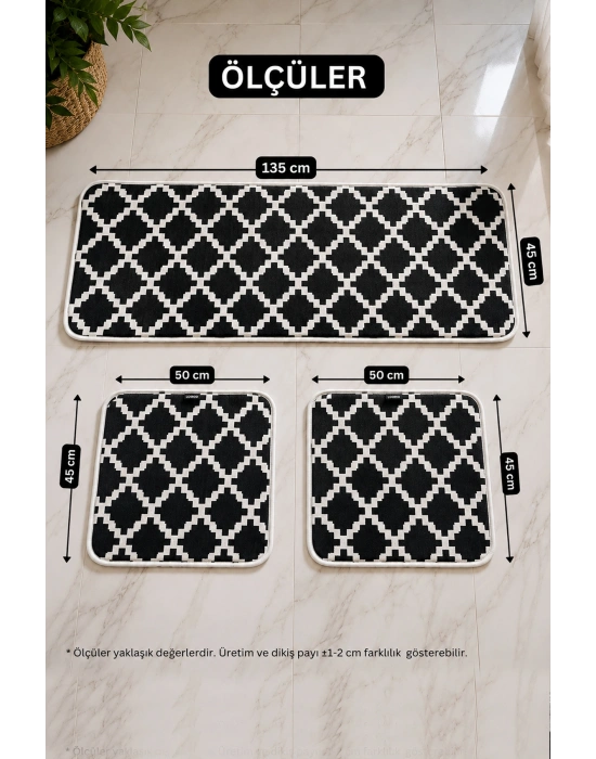 Oto Koltuk Kilim Minder Terletmez Çift Taraflı 3 Parça Tüm Araçlara Uyumlu
