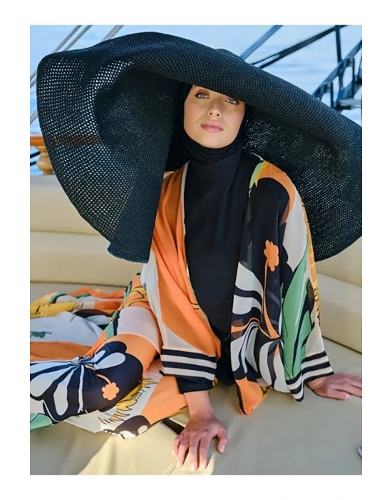 Pamelo Desenli Tesettür Mayo Dlx-24601