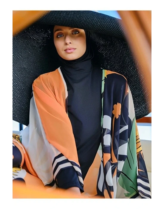 Pamelo Desenli Tesettür Mayo Dlx-24601