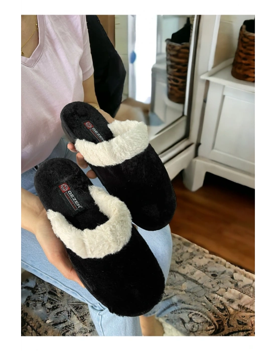 PELÜŞ KAYMAZ TABAN KIŞLIK EV TERLİK