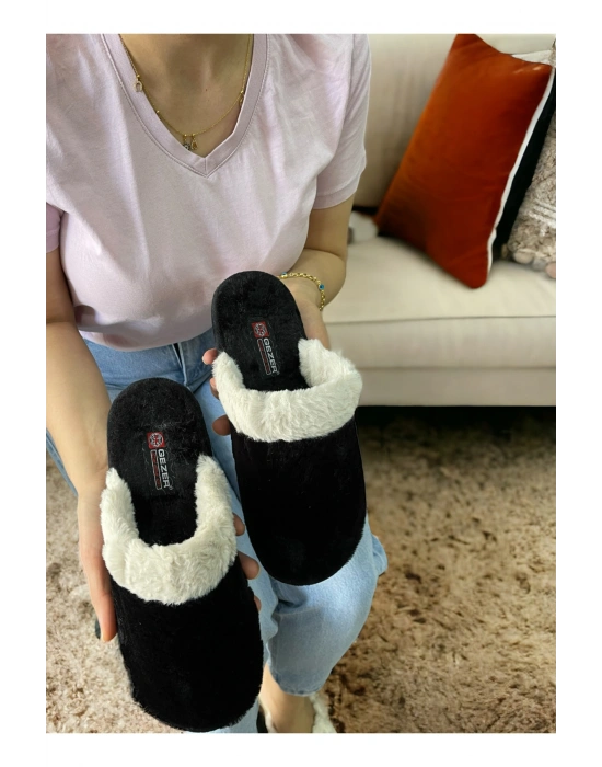 PELÜŞ KAYMAZ TABAN KIŞLIK EV TERLİK