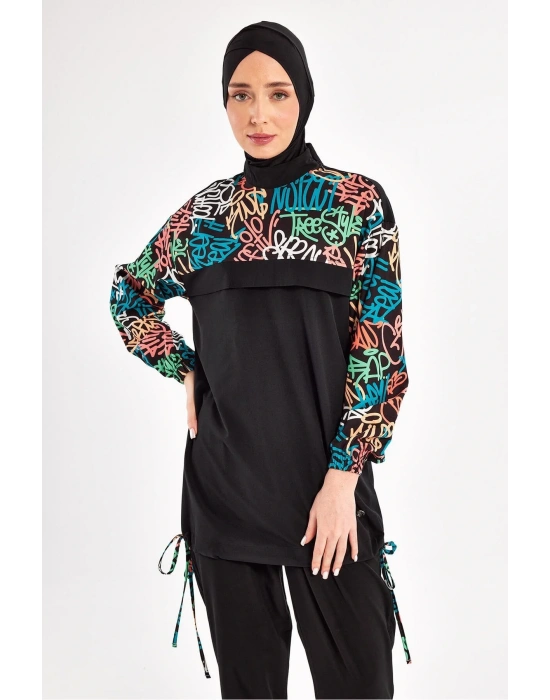 Perly Uzun Kollu Tesettür Mayo 1207