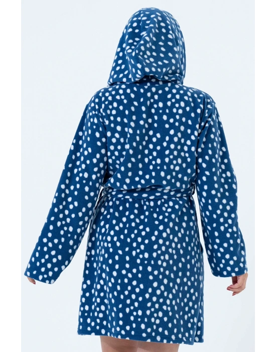 Polar Büyük Beden Kapsonlu Kısa Sabahlık , 103167