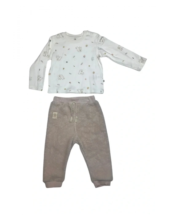 Pretty Moments 3lü Bebe Takım 73339 Ecru Pink