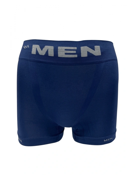 Red White Dikişsiz Erkek Boxer Lacivert