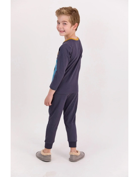 Rolypoly The Lost Eagle Antrasit Erkek Çocuk Pijama Takımı