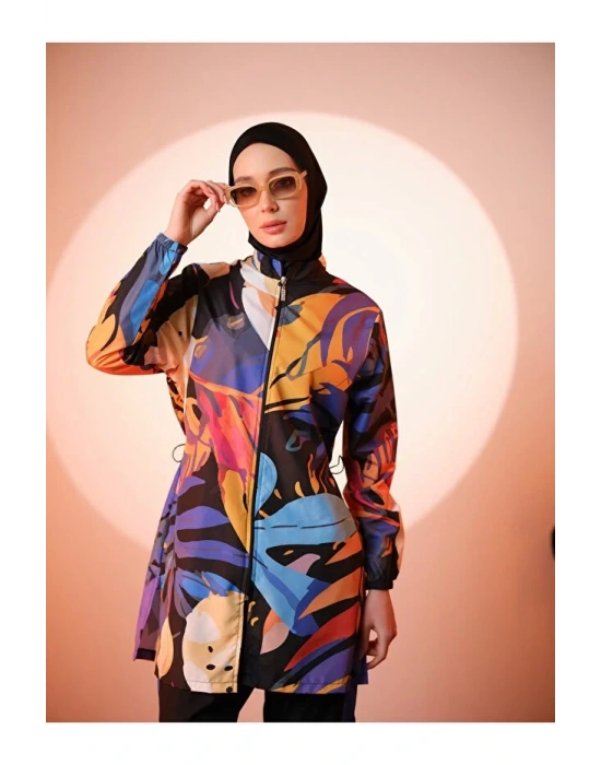 Sienna Desenli Tesettür Mayo Dlx-25279