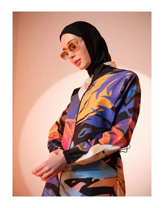 Sienna Desenli Tesettür Mayo Dlx-25279