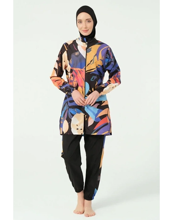 Sienna Desenli Tesettür Mayo Dlx-25279