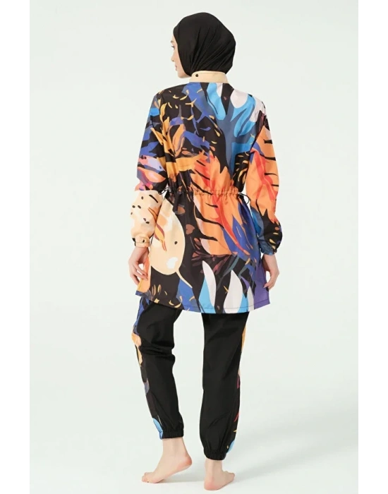 Sienna Desenli Tesettür Mayo Dlx-25279