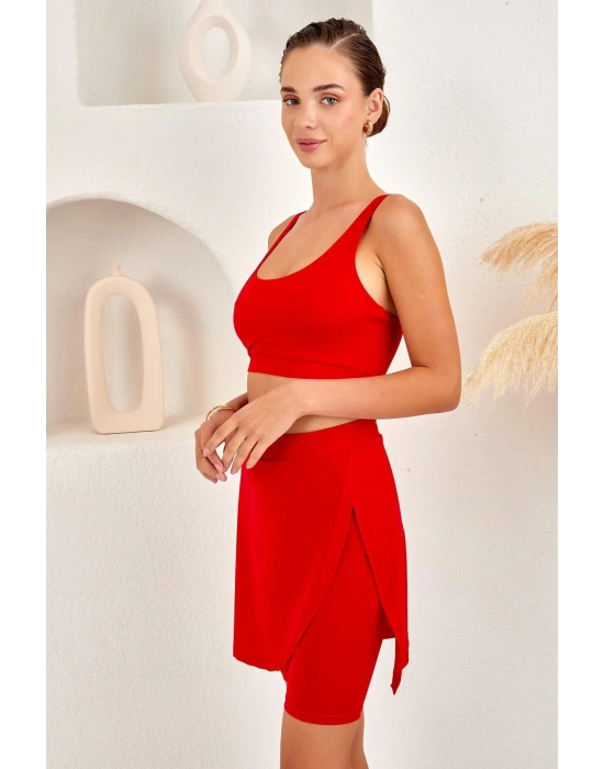 Şort Etekli Bikini Takım 4264