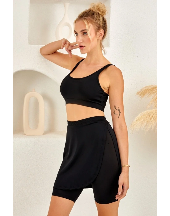 Şort Etekli Bikini Takım 4264