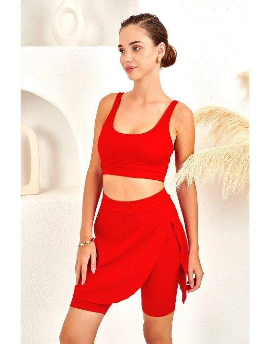 Şort Etekli Bikini Takım 4264