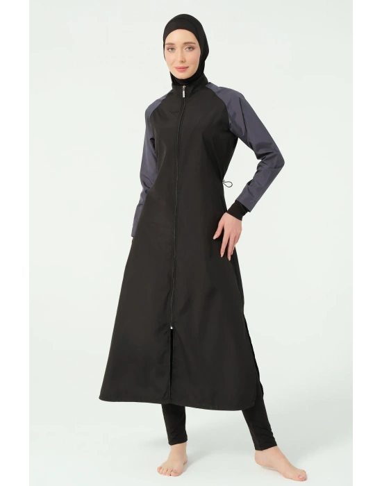 Spor Reglan Kol Uzun Tesettür Mayo