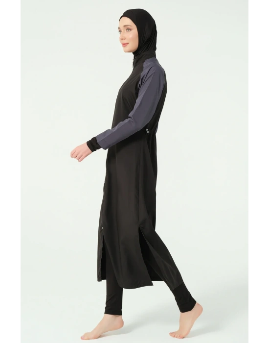 Spor Reglan Kol Uzun Tesettür Mayo