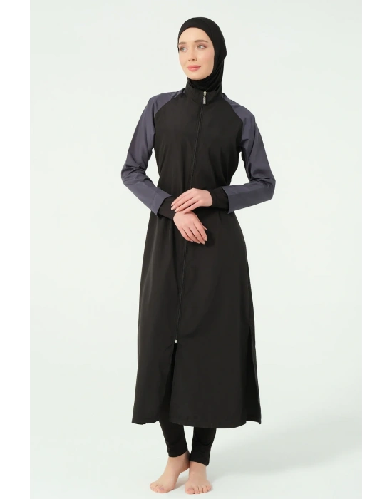 Spor Reglan Kol Uzun Tesettür Mayo