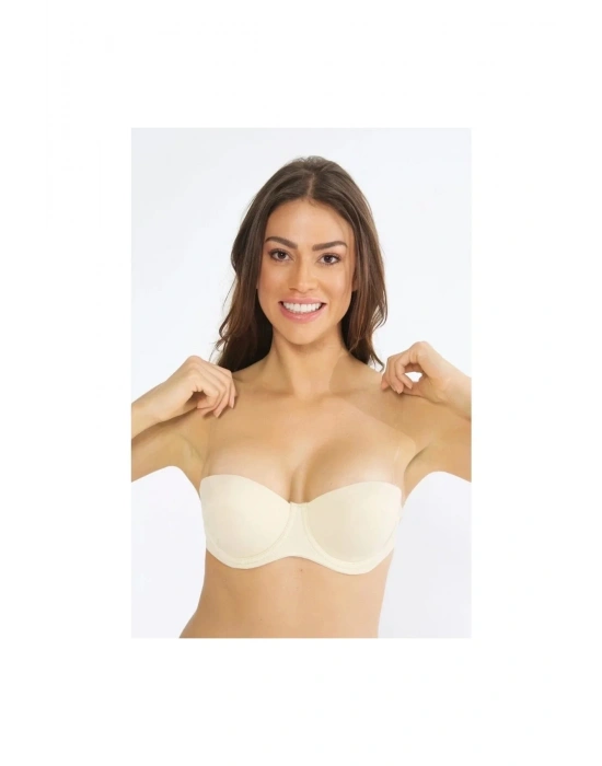 Straplez Sırt Şeffaf Sütyen