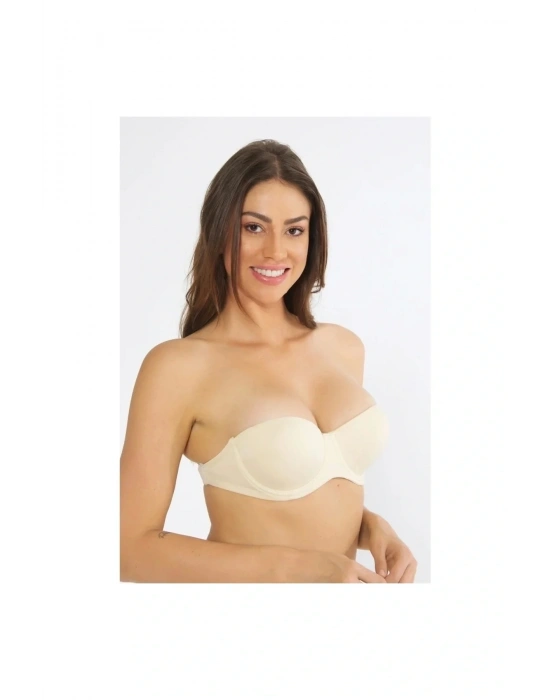 Straplez Sırt Şeffaf Sütyen