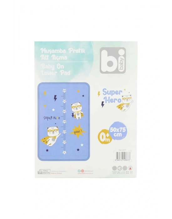 Super Hero Muşamba Bebek Alt Açma 65191