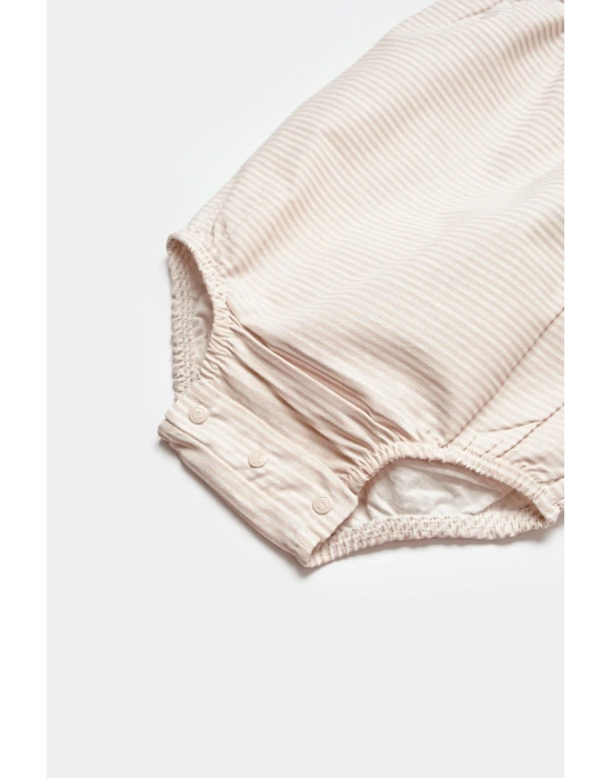 Sweet Garden Ekru Şort Tulum