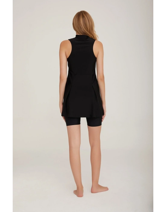 Taytlı Düz Renk Mayo