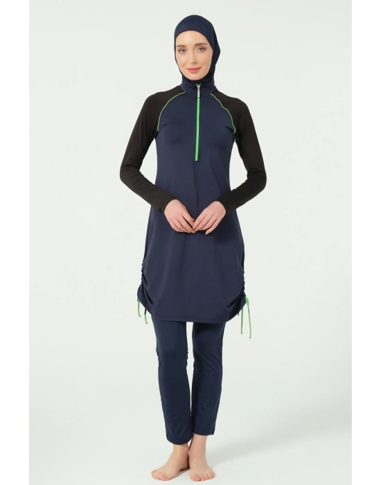 Toplamalı Spor Tesettür Mayo