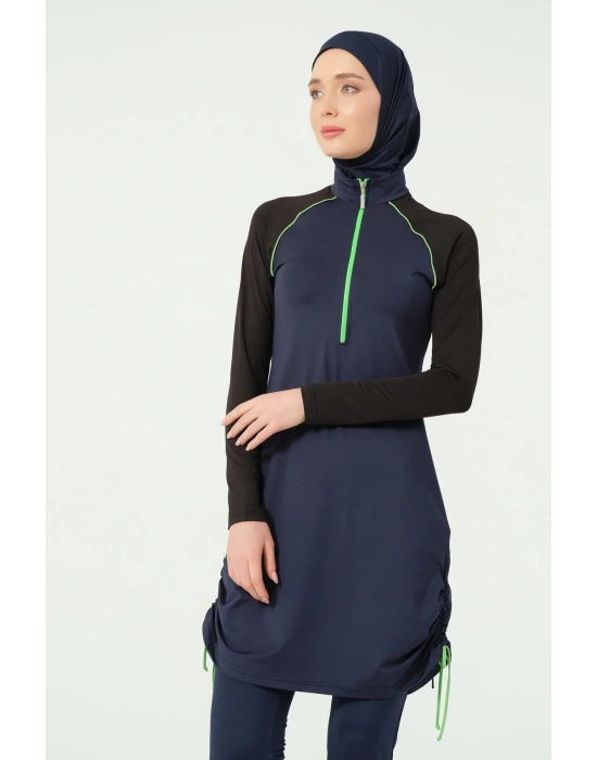 Toplamalı Spor Tesettür Mayo