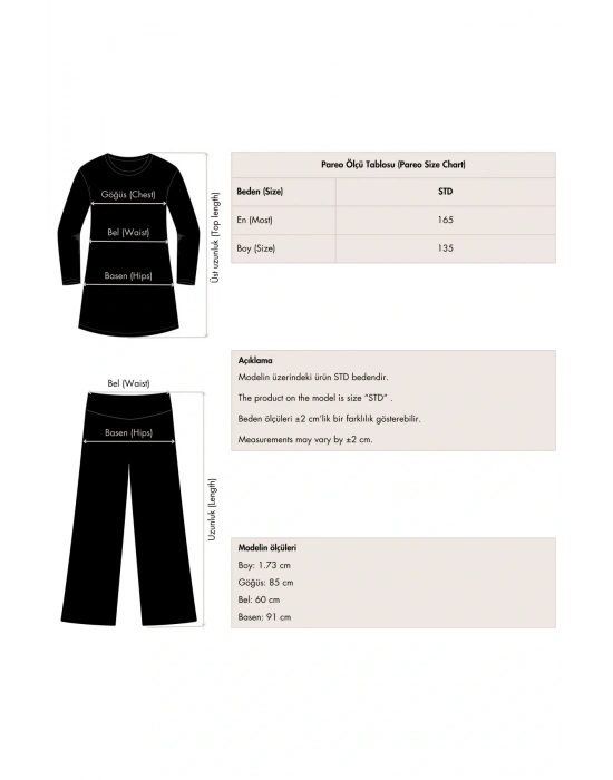 Tropika Kemerli Pareo