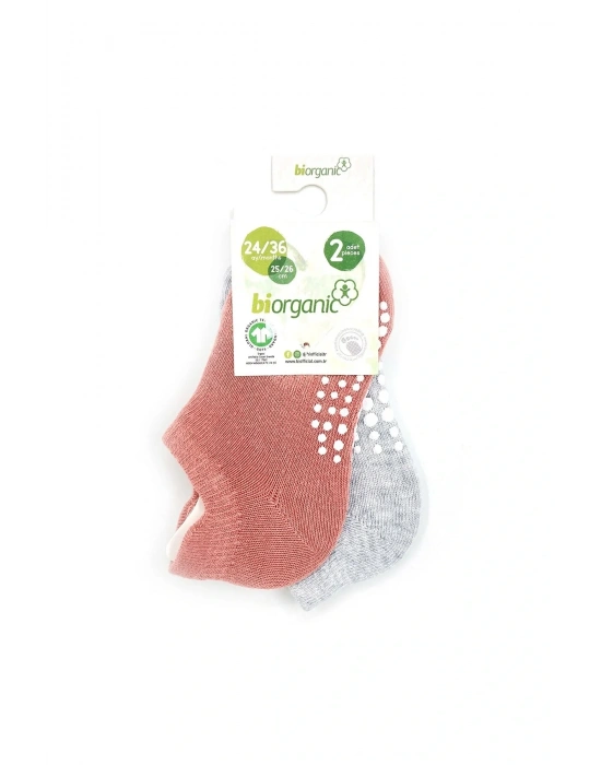 Unisex 2li Kaymaz Çorap 68487