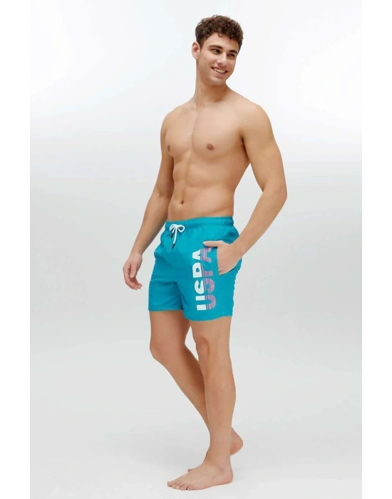 U.s Polo Assn. 22004 Erkek Orta Boy Deniz Şortu-yeşil