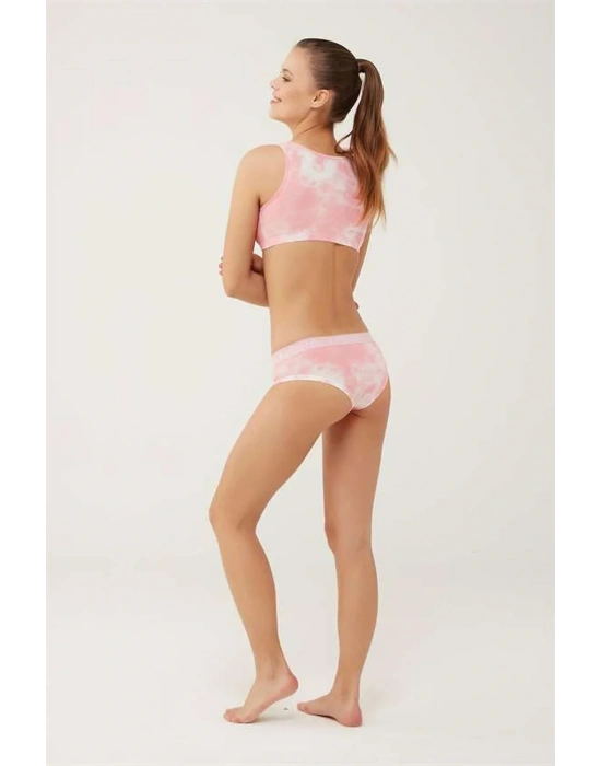 U.s Polo Assn. 66268 Kadın Büstiyer Şort Takım-pembe