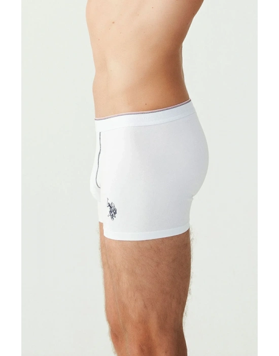 U.s Polo Assn. 80093 Erkek 2 Li Boxer-beyaz&grimelanj