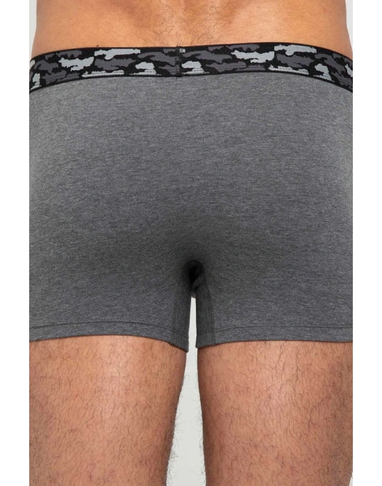 U.s. Polo Assn. Erkek Antrasit Melanj - Baskılı 2 Li Boxer