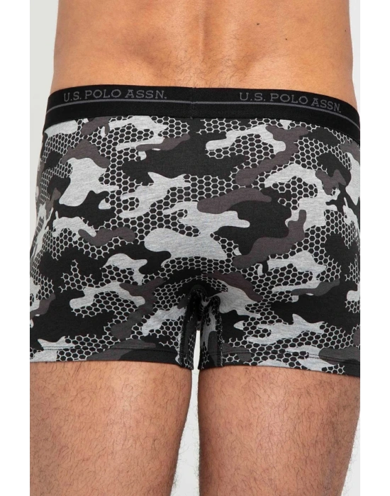 U.s. Polo Assn. Erkek Antrasit Melanj - Baskılı 2 Li Boxer