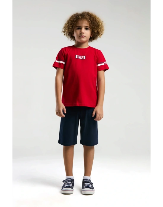 U.s. Polo Assn Erkek Çocuk Bermuda Takım