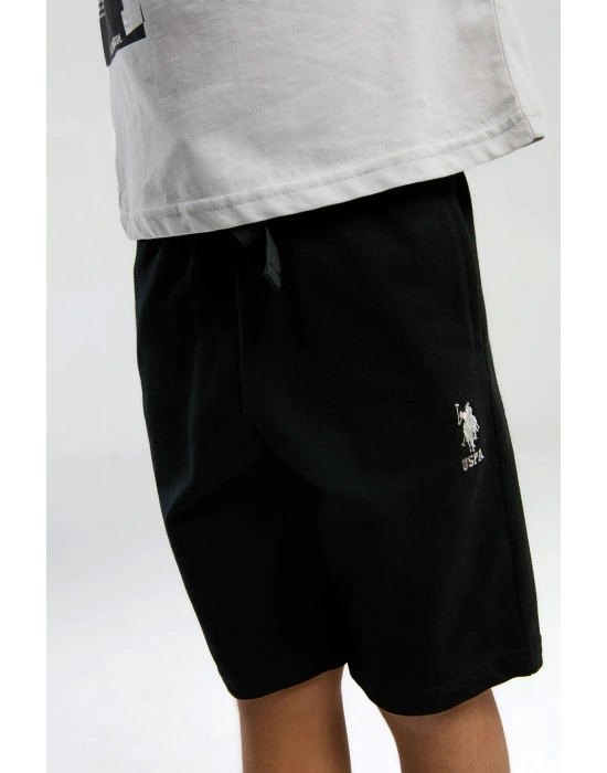 U.s. Polo Assn. Erkek Çocuk Gri Bermuda Takım