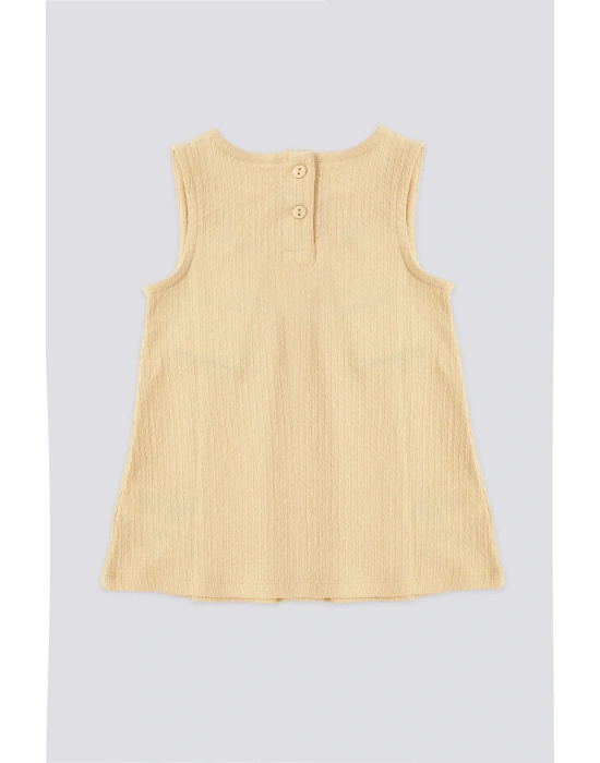 U.s. Polo Assn Kız Bebek Sarı Elbise