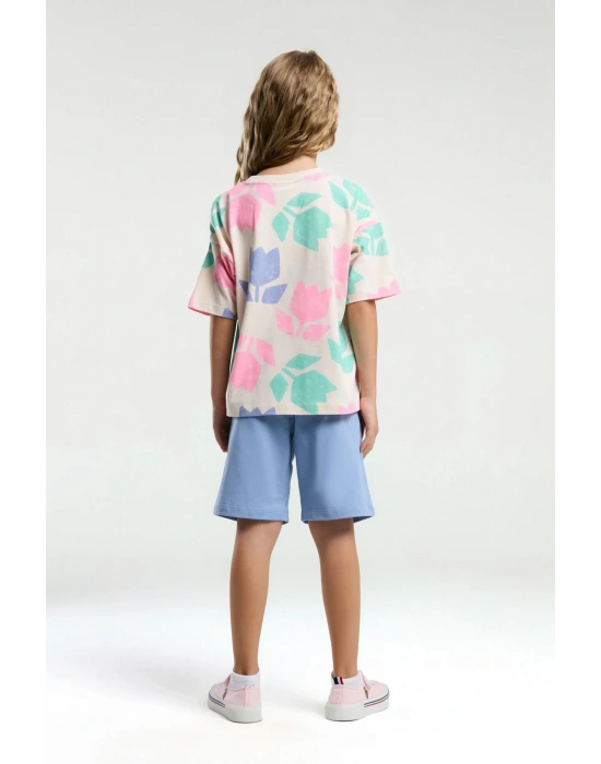 U.s. Polo Assn. Kız Çocuk Turuncu Bermuda Takım