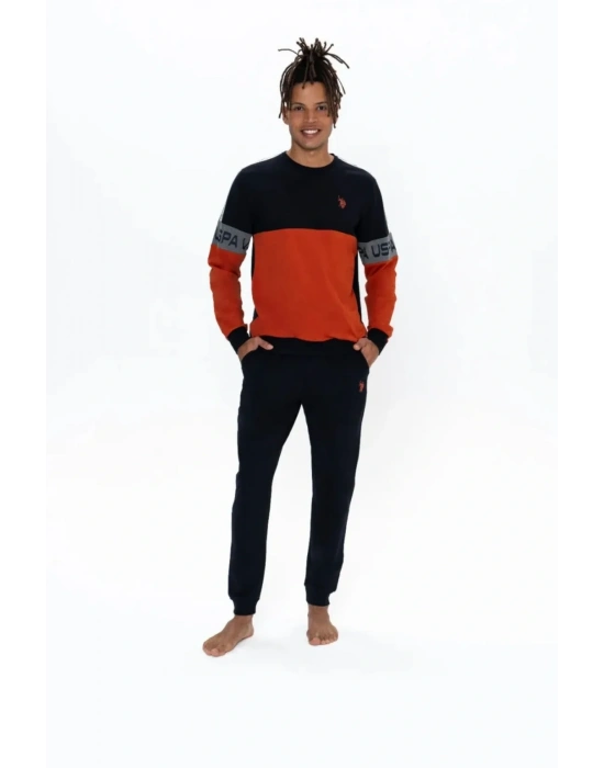 U.s. Polo Assn. U.s. Polo Assn. Erkek %100 Pamuk 2 İplik Dokuma Ev Giyim Pijama Takım 18825