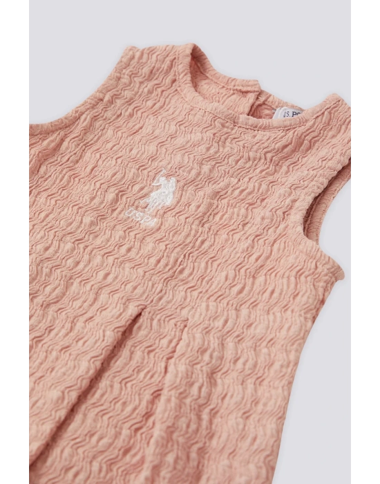 Us Polo Kız Bebek Pembe Elbise