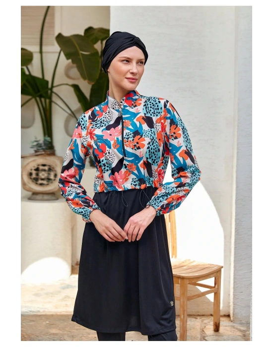 Valentina Uzun Kollu Tesettür Mayo 3401