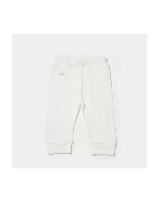 Waffle Smile Bebek Pantolon Ekru
