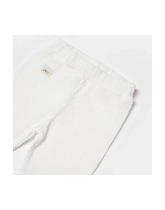 Waffle Smile Bebek Pantolon Ekru