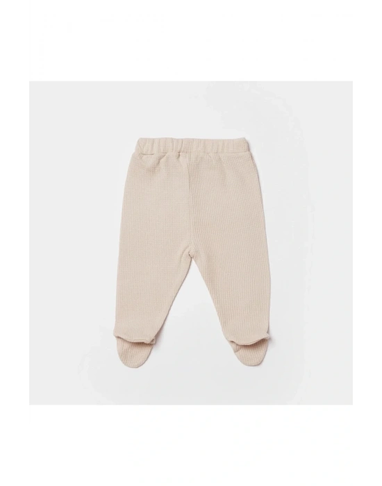 Waffle Smile Patikli Pantolon Ekru