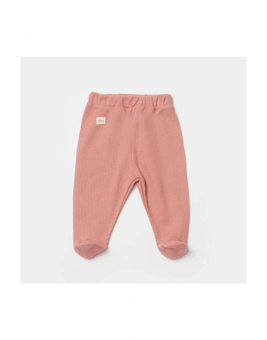 Waffle Smile Patikli Pantolon Redbrown