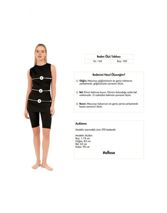 Yansıma Desenli Etek Pareo Dlx-7080