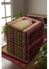 10 Adet Kadife Seccade Bordo (70cmx110cm 400gr) Hac Ve Umre Hediyesi