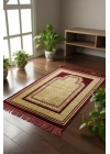 10 Adet Kadife Seccade Bordo (70cmx110cm 400gr) Hac Ve Umre Hediyesi